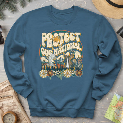Protect Our Parks Groovy Sweatshirt