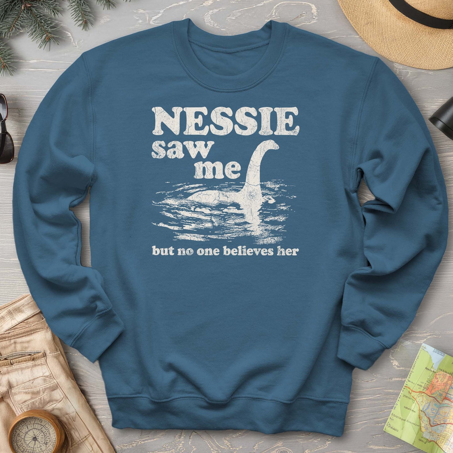 Nessie Saw Me Sweatshirt