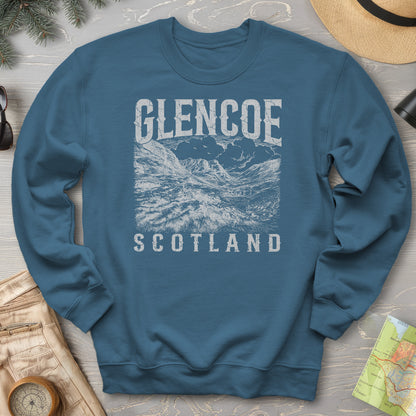 Glencoe Scotland Sketch Sweatshirt