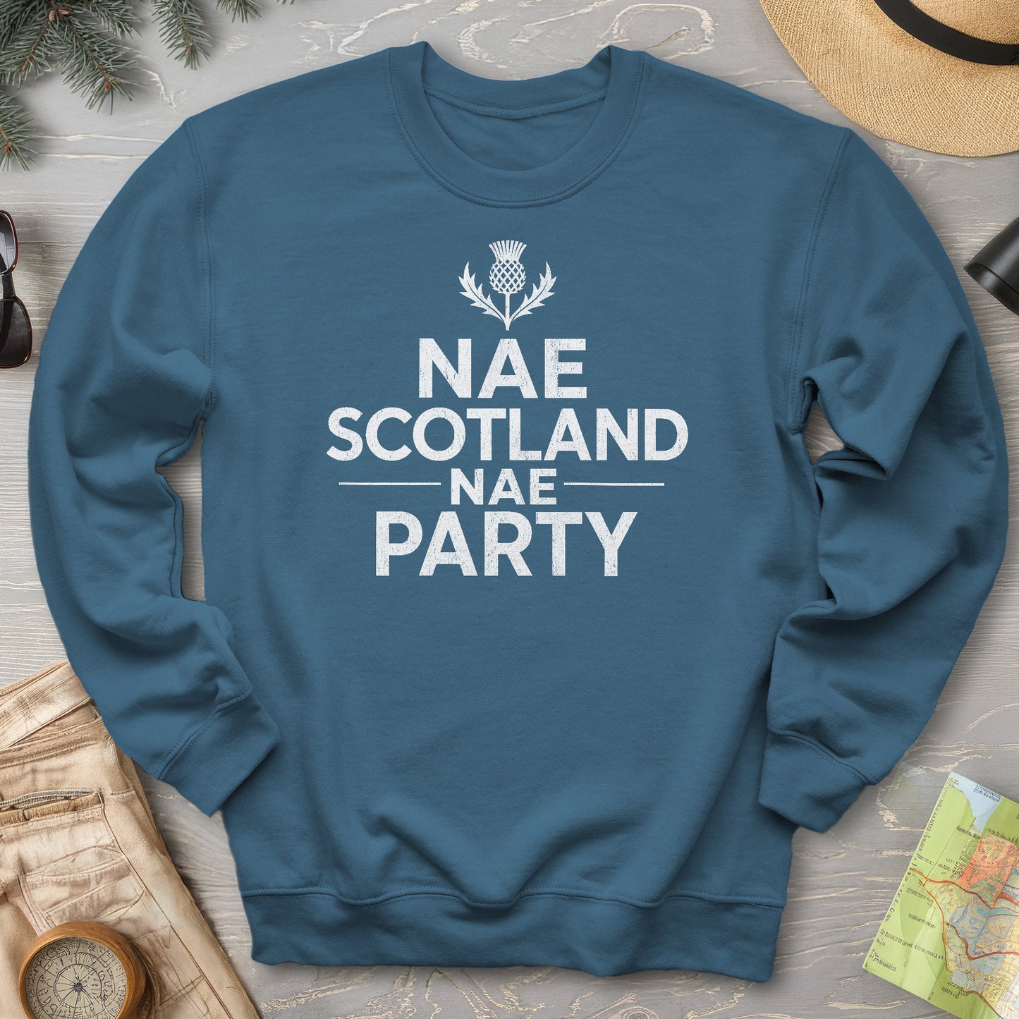Nae Party Thistle Sweatshirt