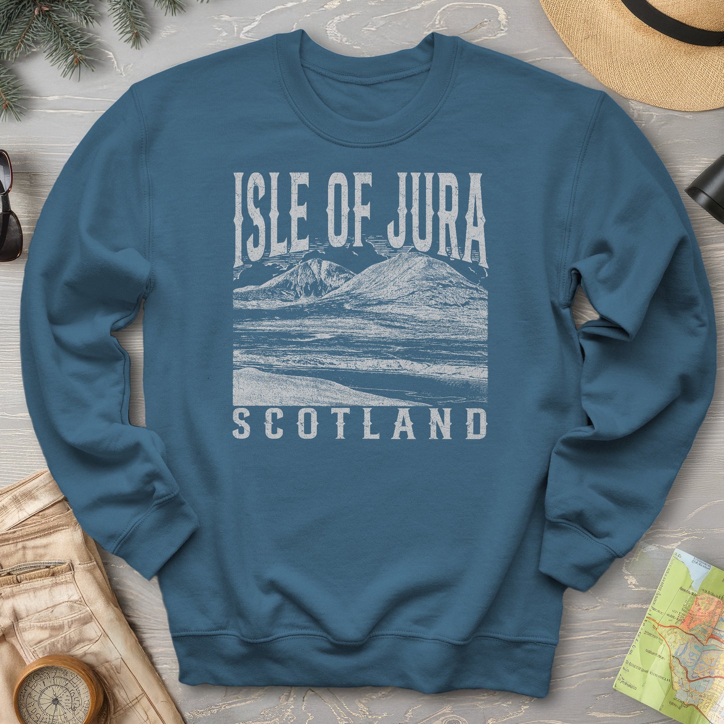 Isle of Jura Scotland Sketch Sweatshirt