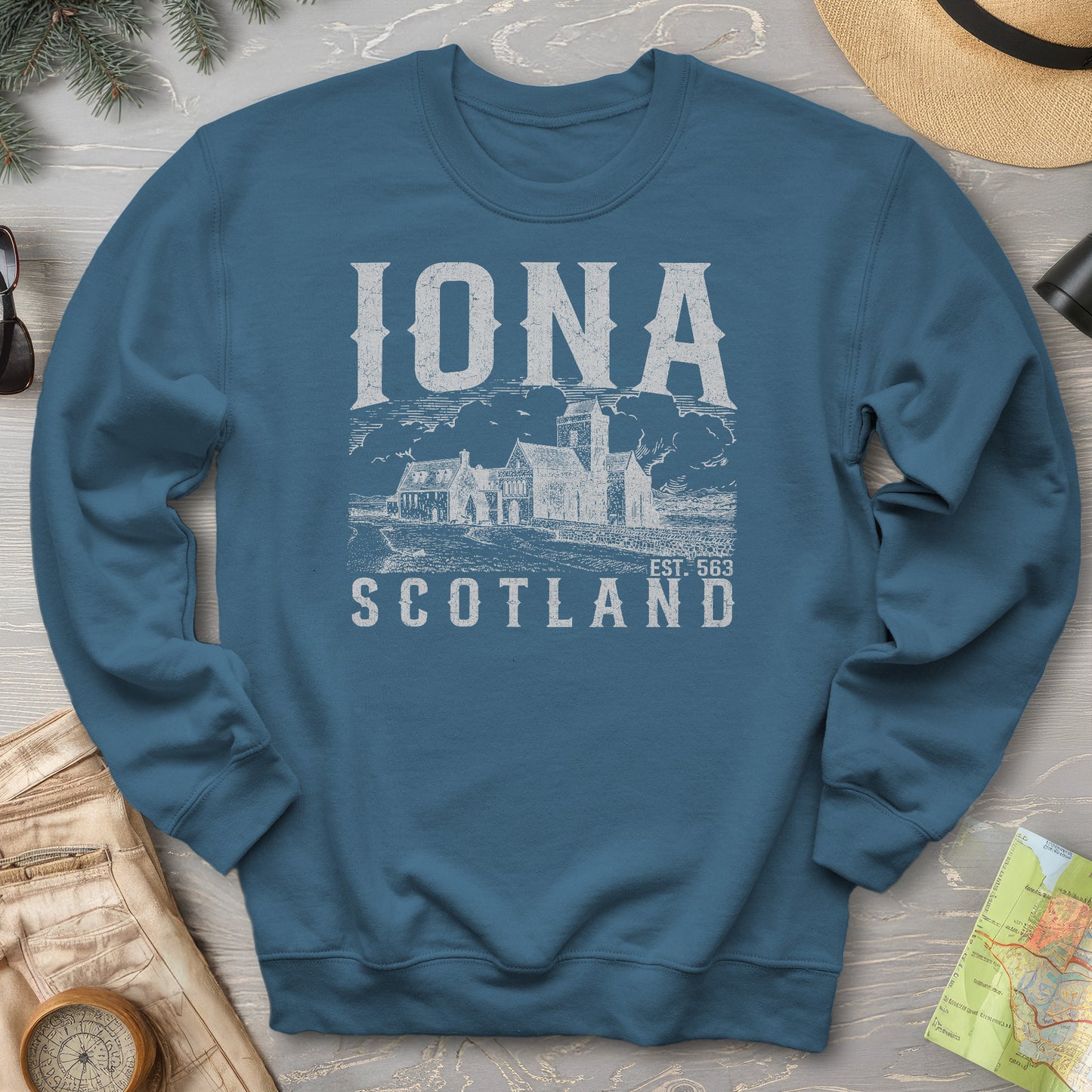 Iona Scotland Sketch Sweatshirt
