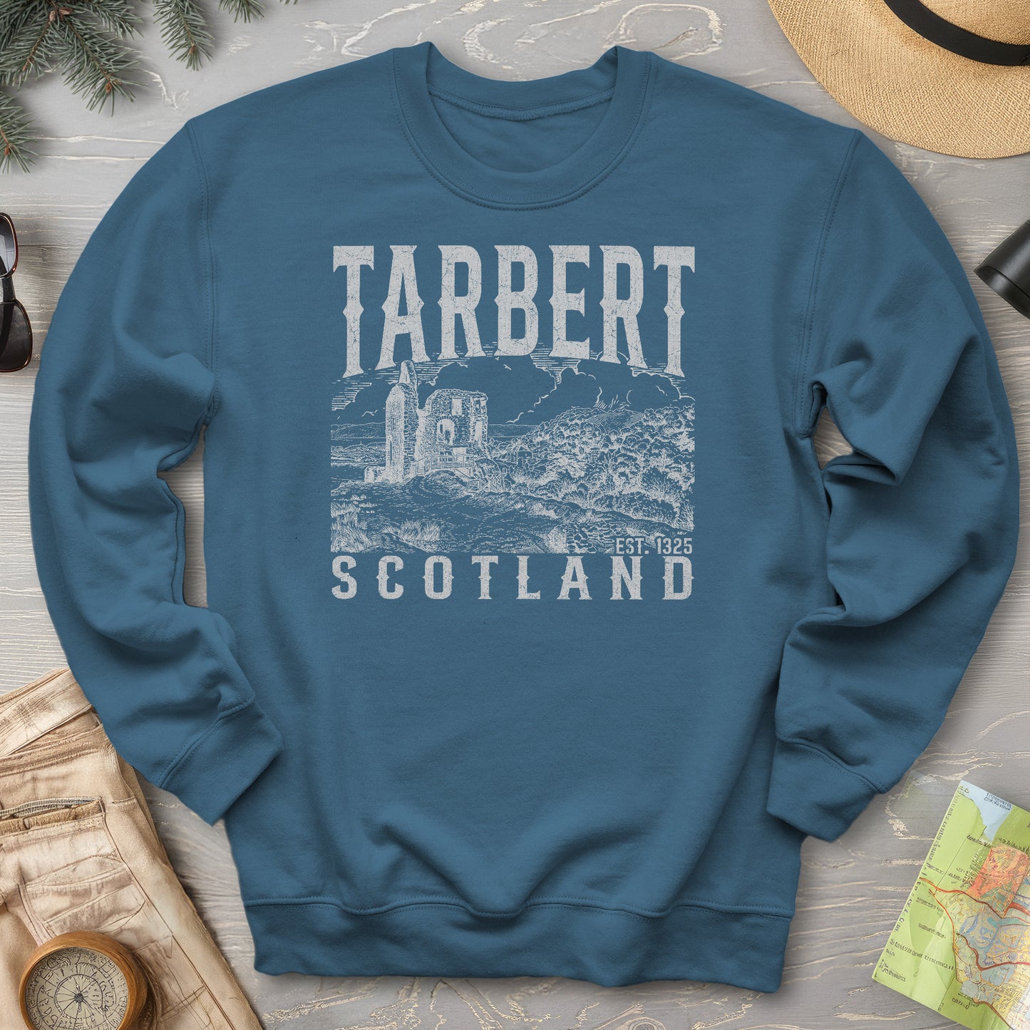 Tarbert Scotland Sketch Sweatshirt