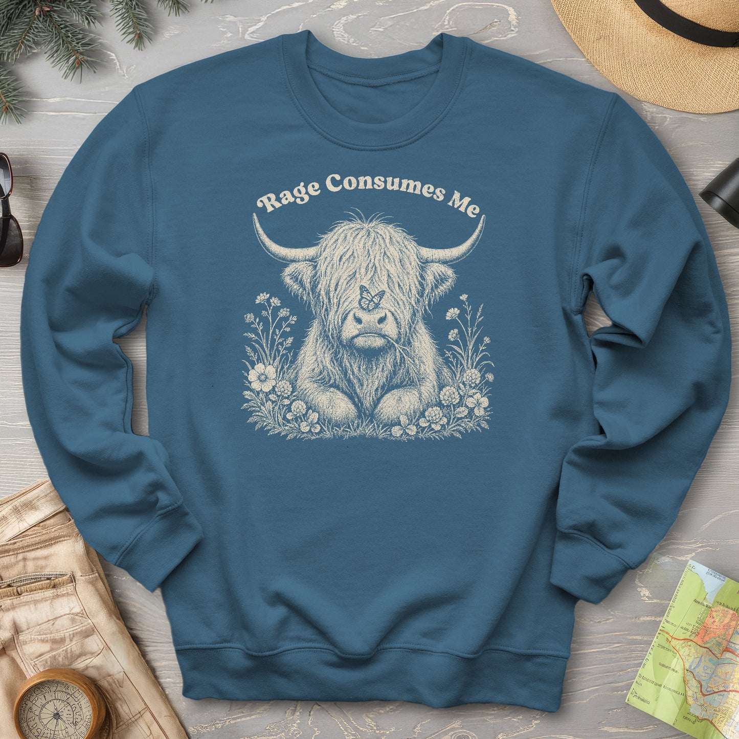 Raging Coo Monogram Sweatshirt