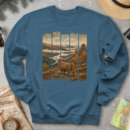 Scotland Coo Panels Sweatshirt