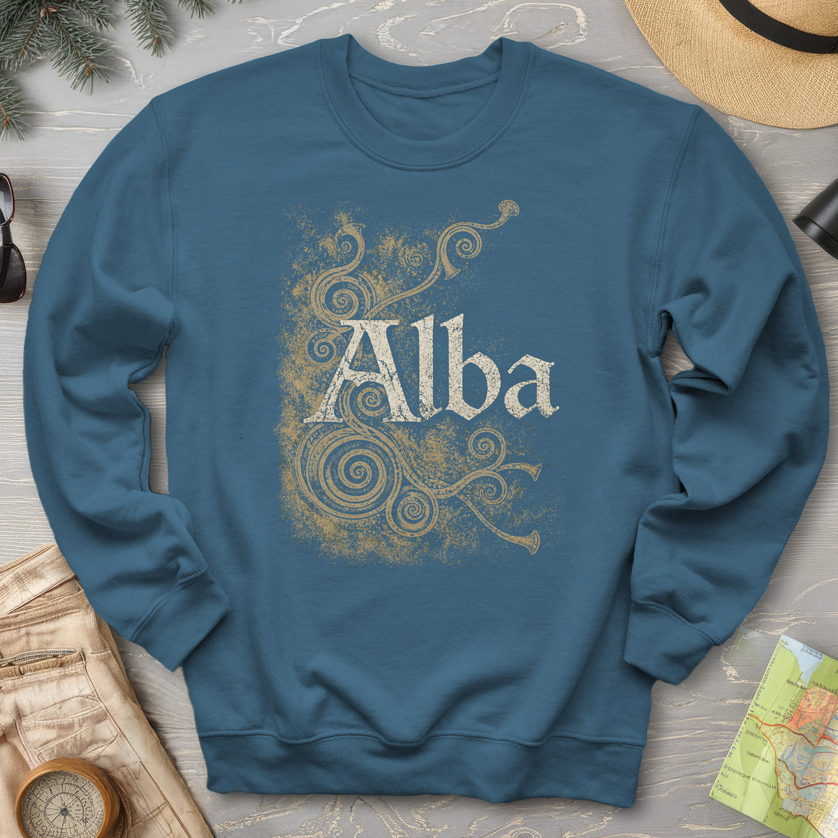 Alba Ancient Spirals Sweatshirt