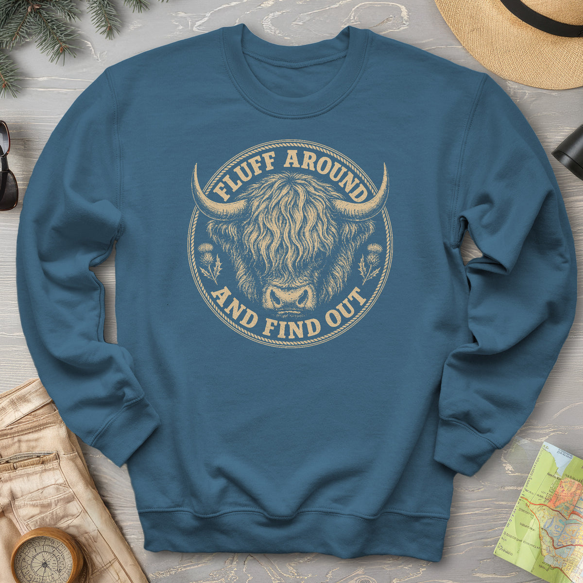 Fluff Around Coo Sweatshirt