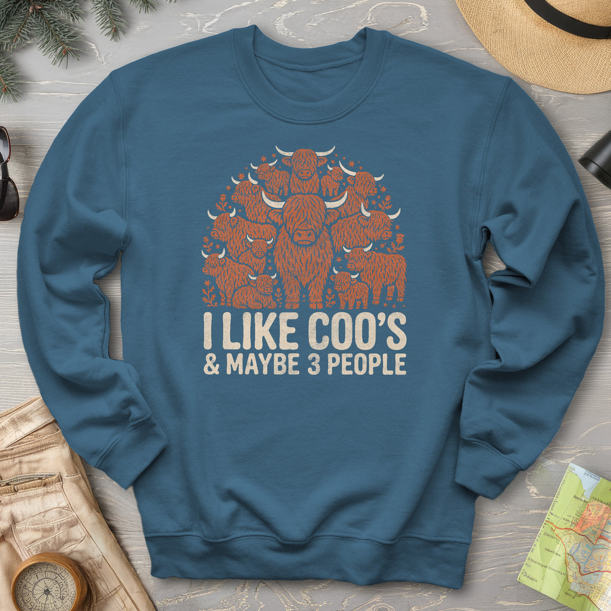 I Like Coos Sweatshirt