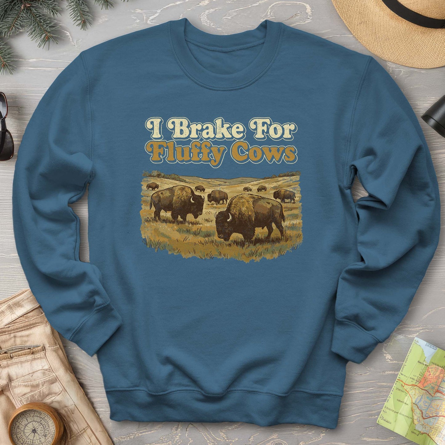 Fluffy Cow Brake Sweatshirt