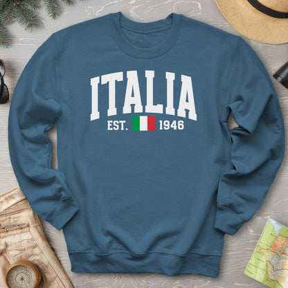 Italia Varsity Flag Sweatshirt