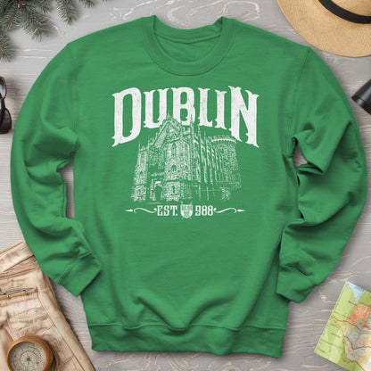 Dublin Ireland Castle Crewneck Sweatshirt