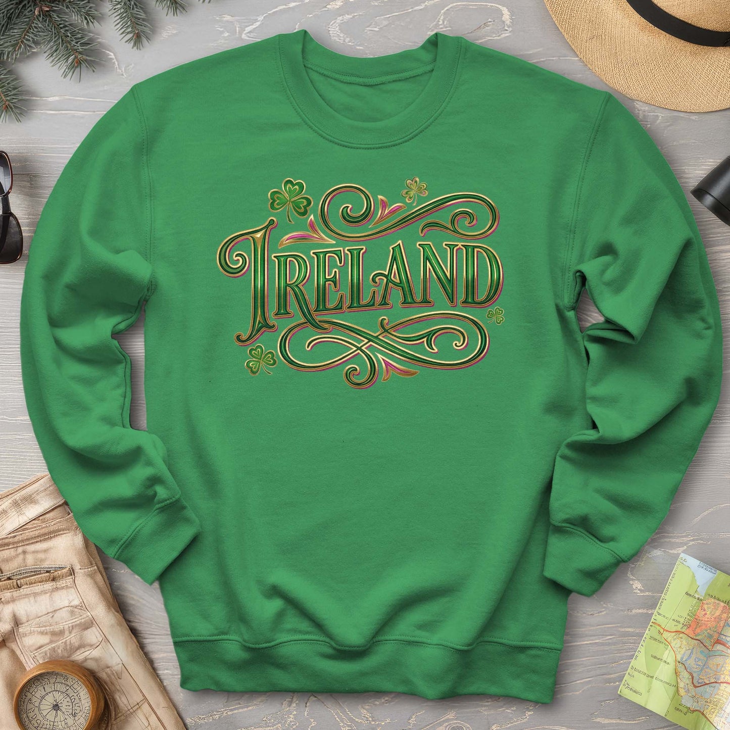 Ireland Glitter Pop Sweatshirt