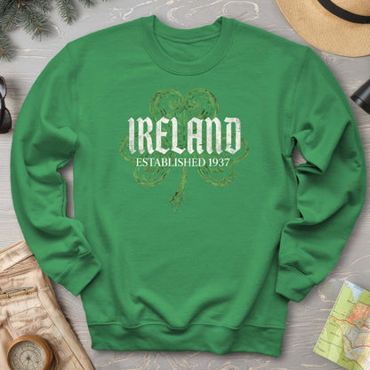 Ireland Gothic Shamrock Sweatshirt