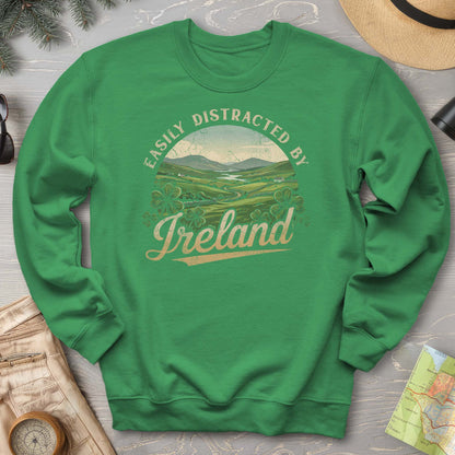 Distracted By Ireland Sweatshirt