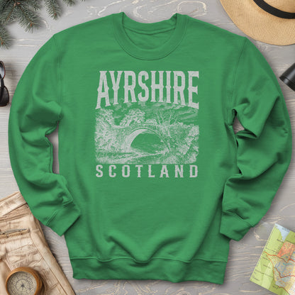 Ayrshire Scotland Sketch Sweatshirt