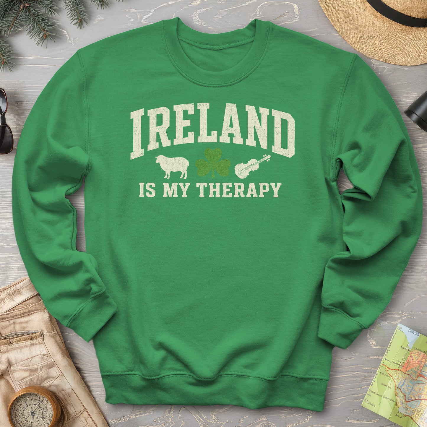 Ireland Is My Therapy Sweatshirt