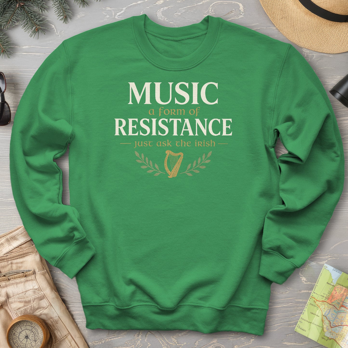 Music Resistance Irish Sweatshirt