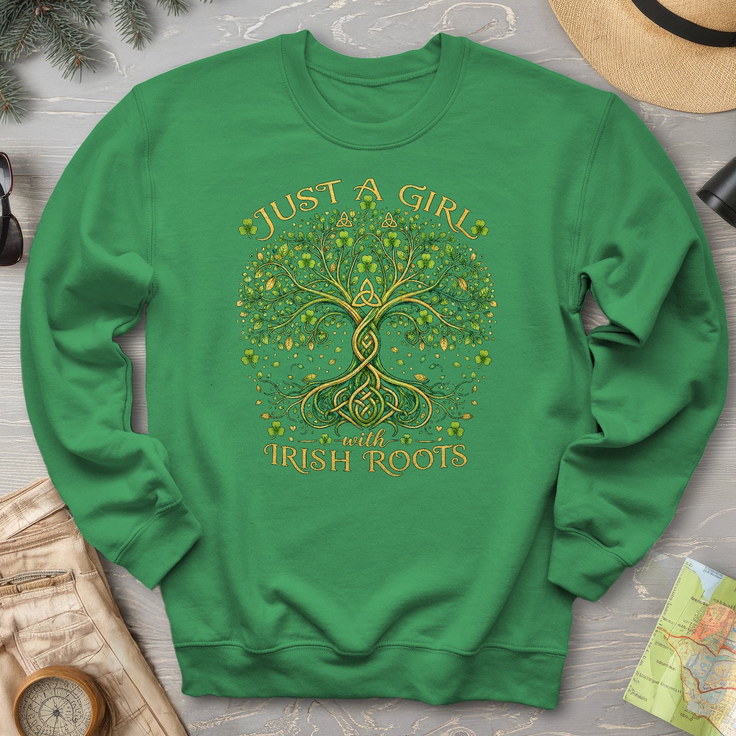 Irish Roots Girl Sweatshirt