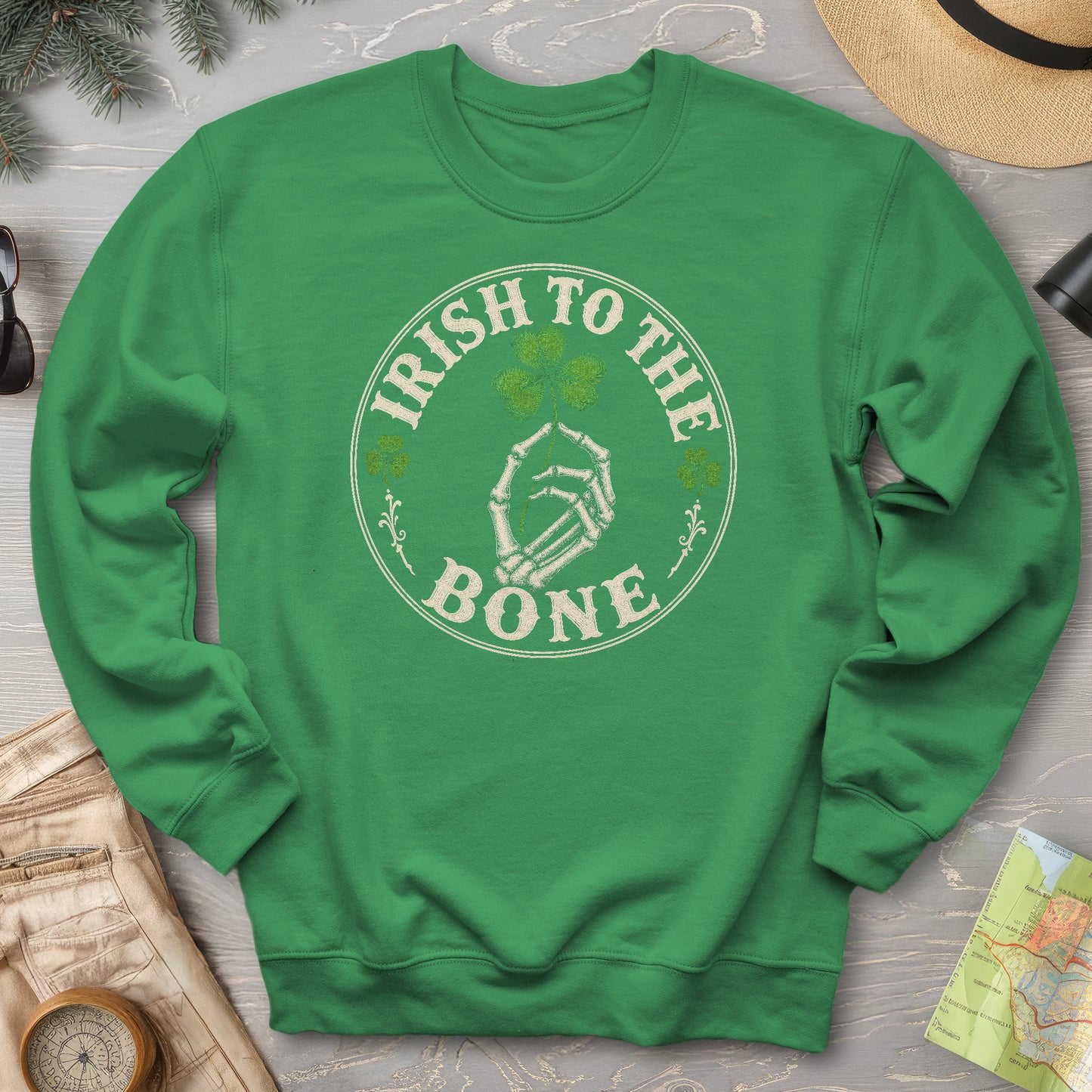 Irish Bone Hand Sweatshirt