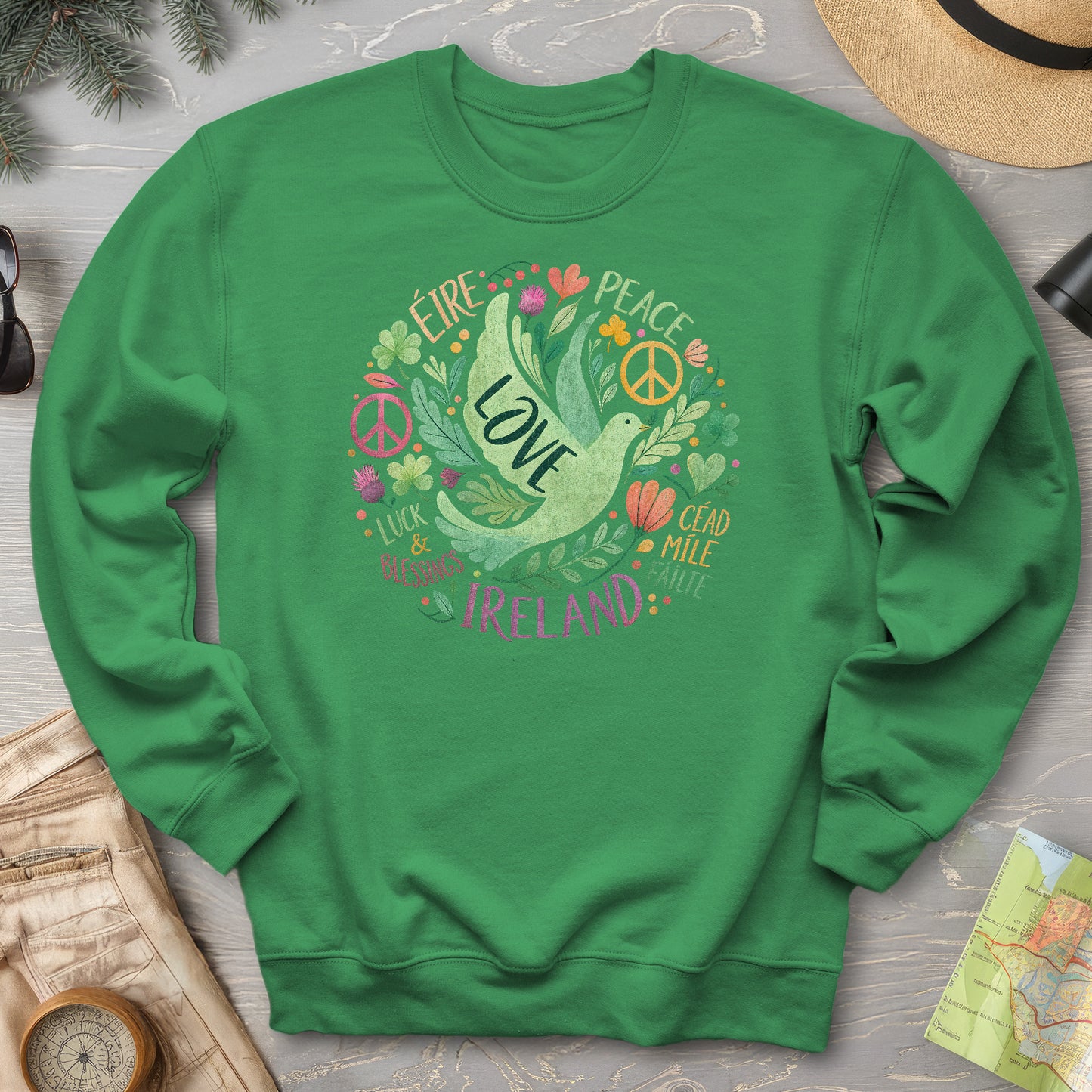 Ireland Peace Dove Sweatshirt