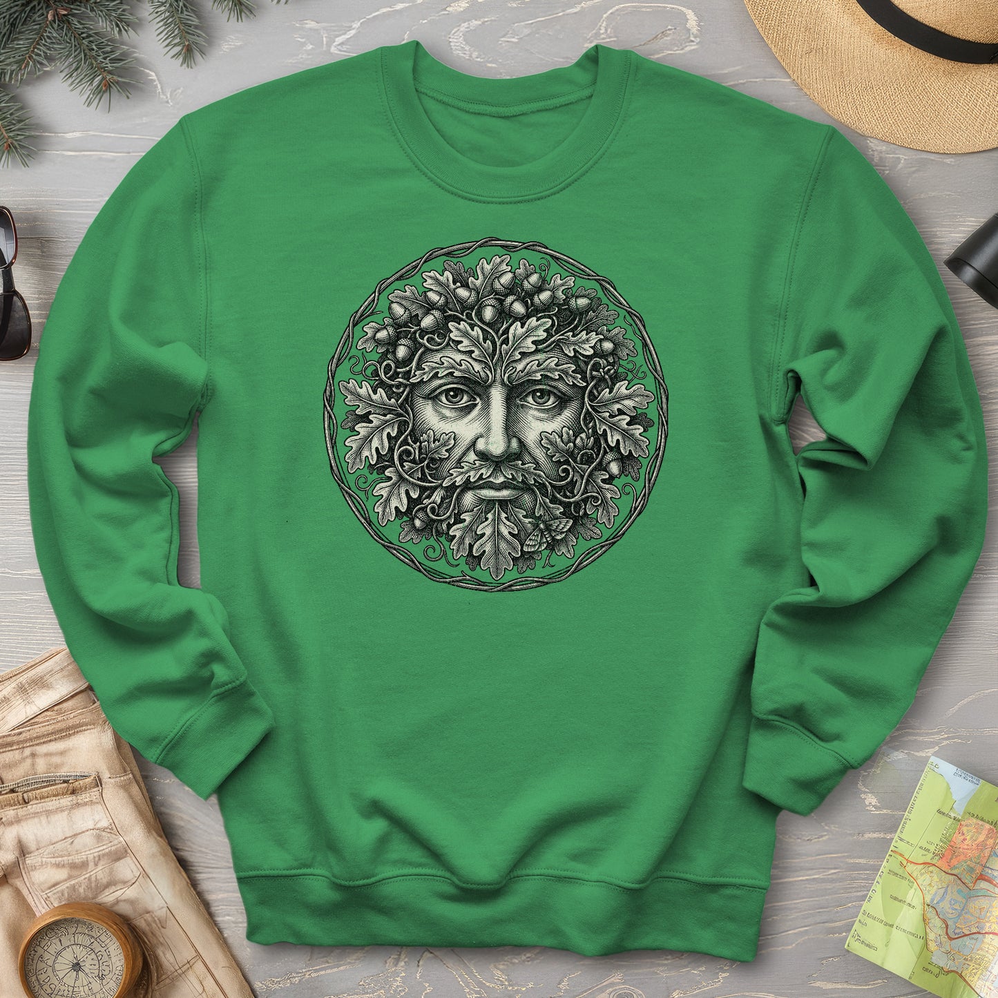 Green Man Sweatshirt