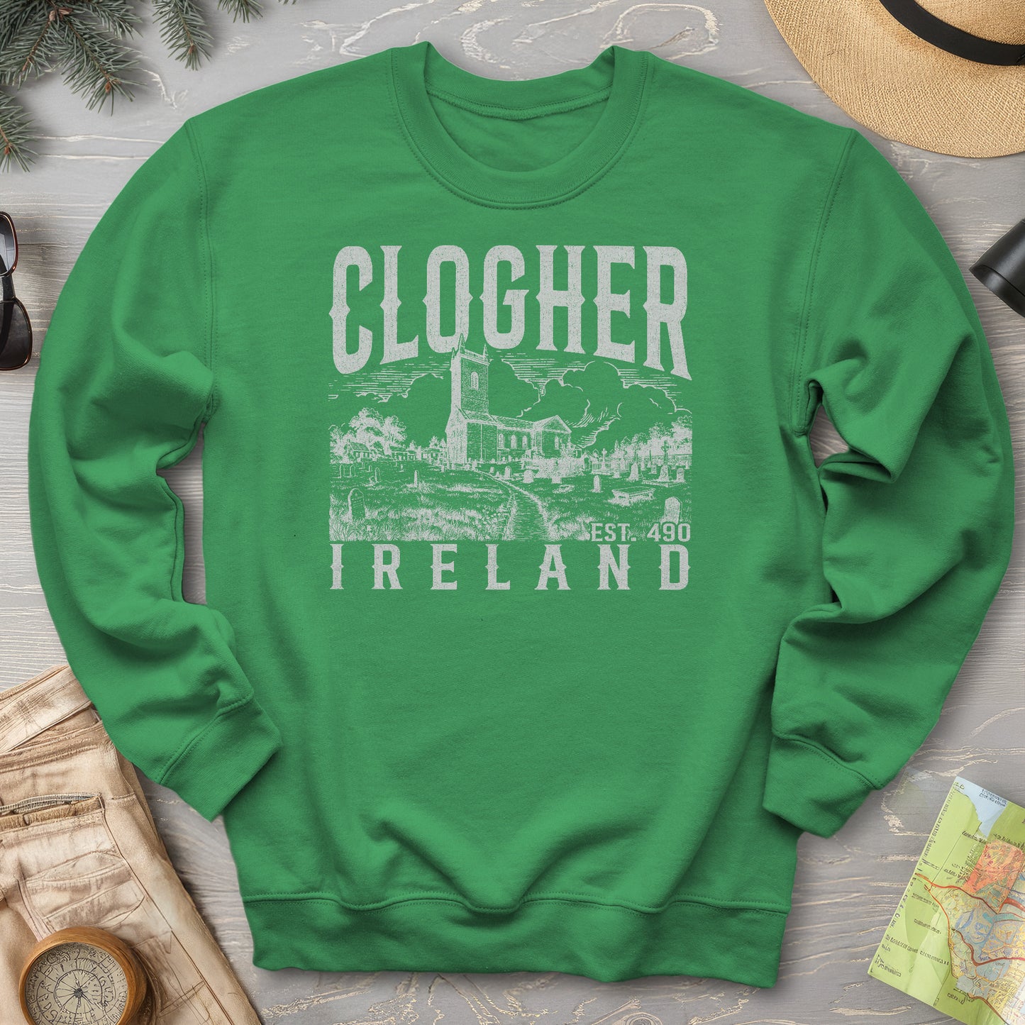 Clogher Ireland Sketch Sweatshirt