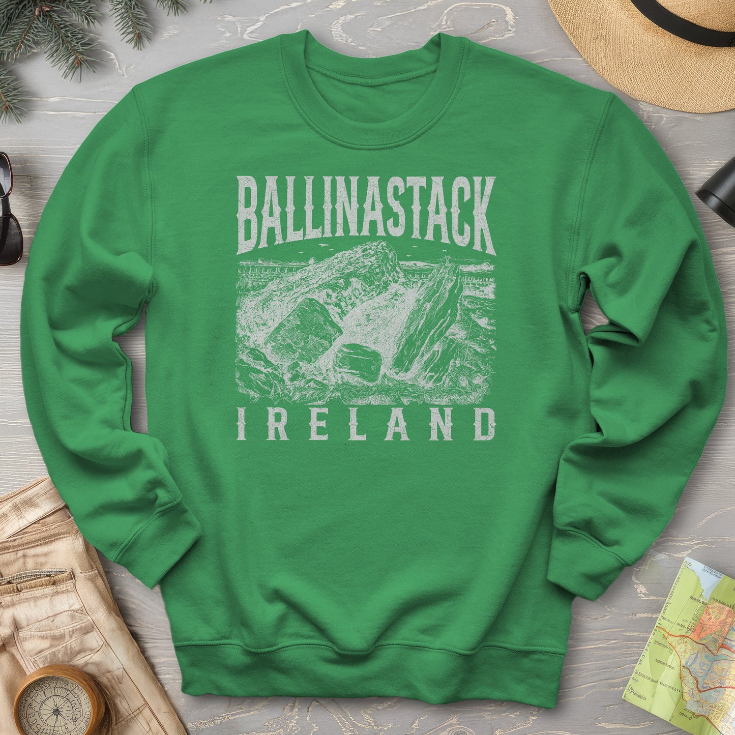 Ballinastack Ireland Sketch Sweatshirt