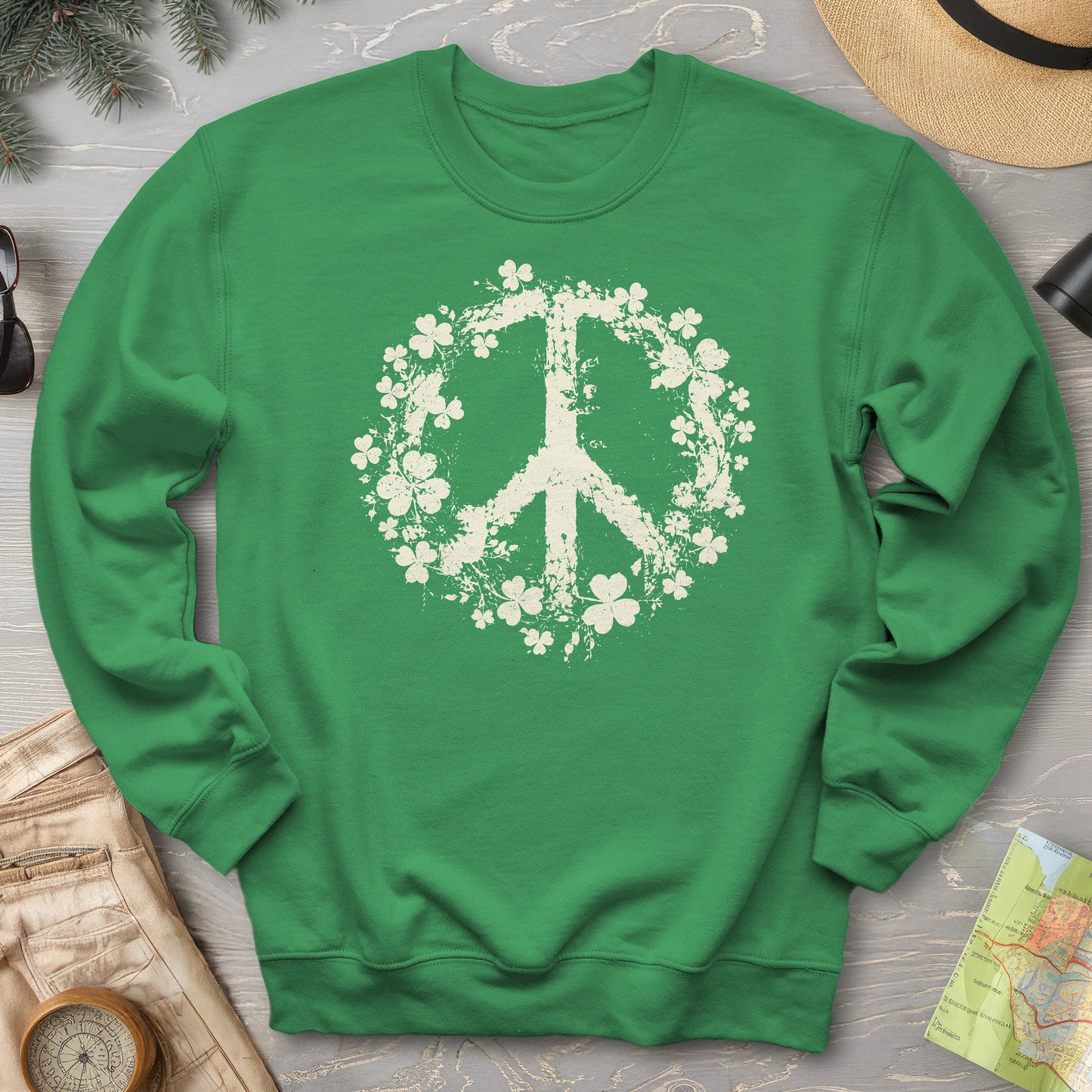 Shamrock Peace Sweatshirt