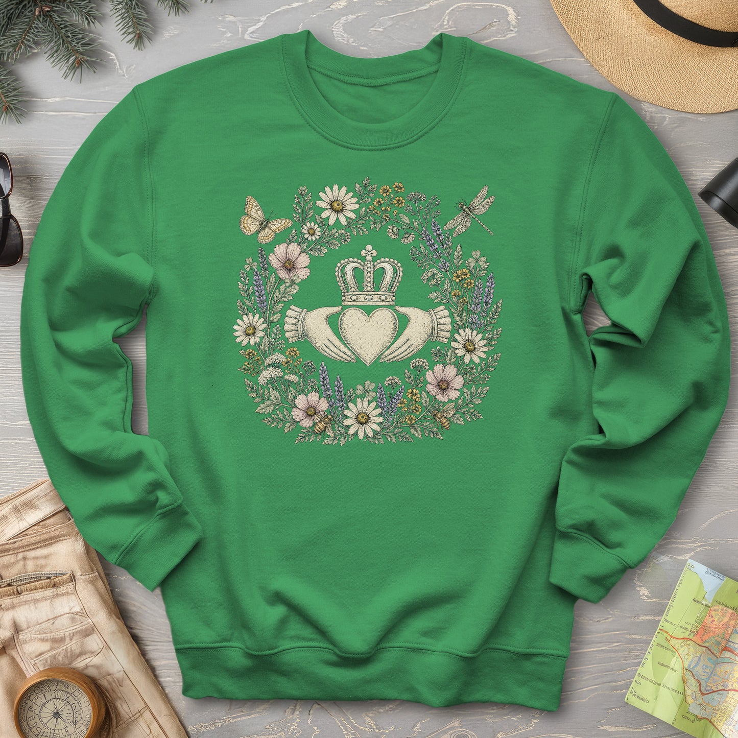 Cloddagh Wreath Sweatshirt
