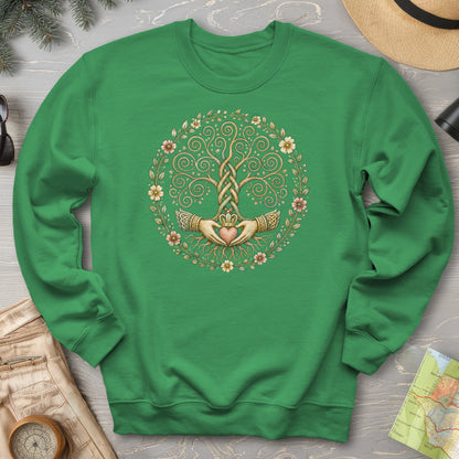 Claddagh Triskele Tree Sweatshirt