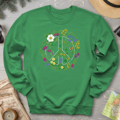 Floral Irish Peace Sweatshirt