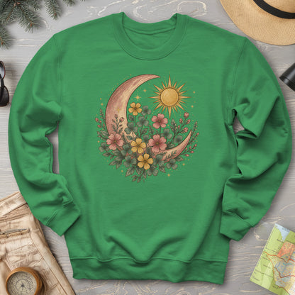 Shamrock Crescent Moon Sweatshirt