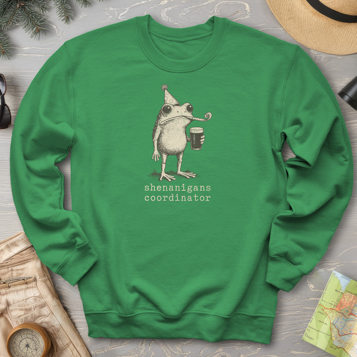 Shenanigans Coordinator Frog Sweatshirt