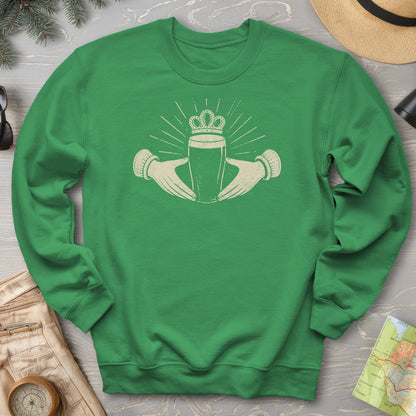 Claddagh Irish Beer Sweatshirt