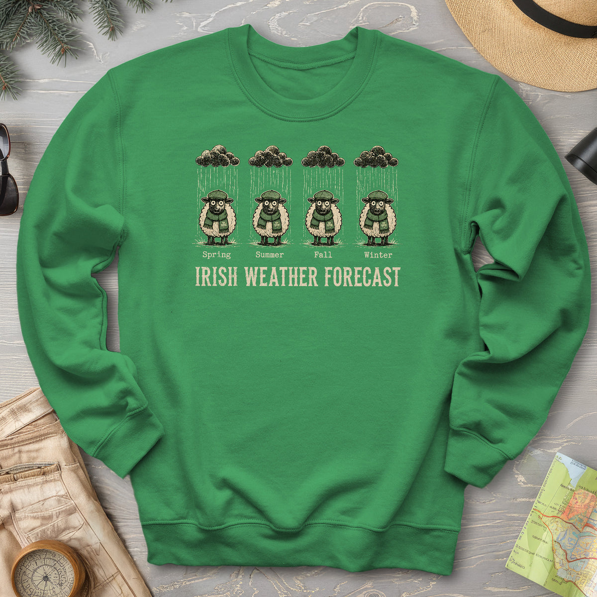 Irish Weather Forecast Sweatshirt
