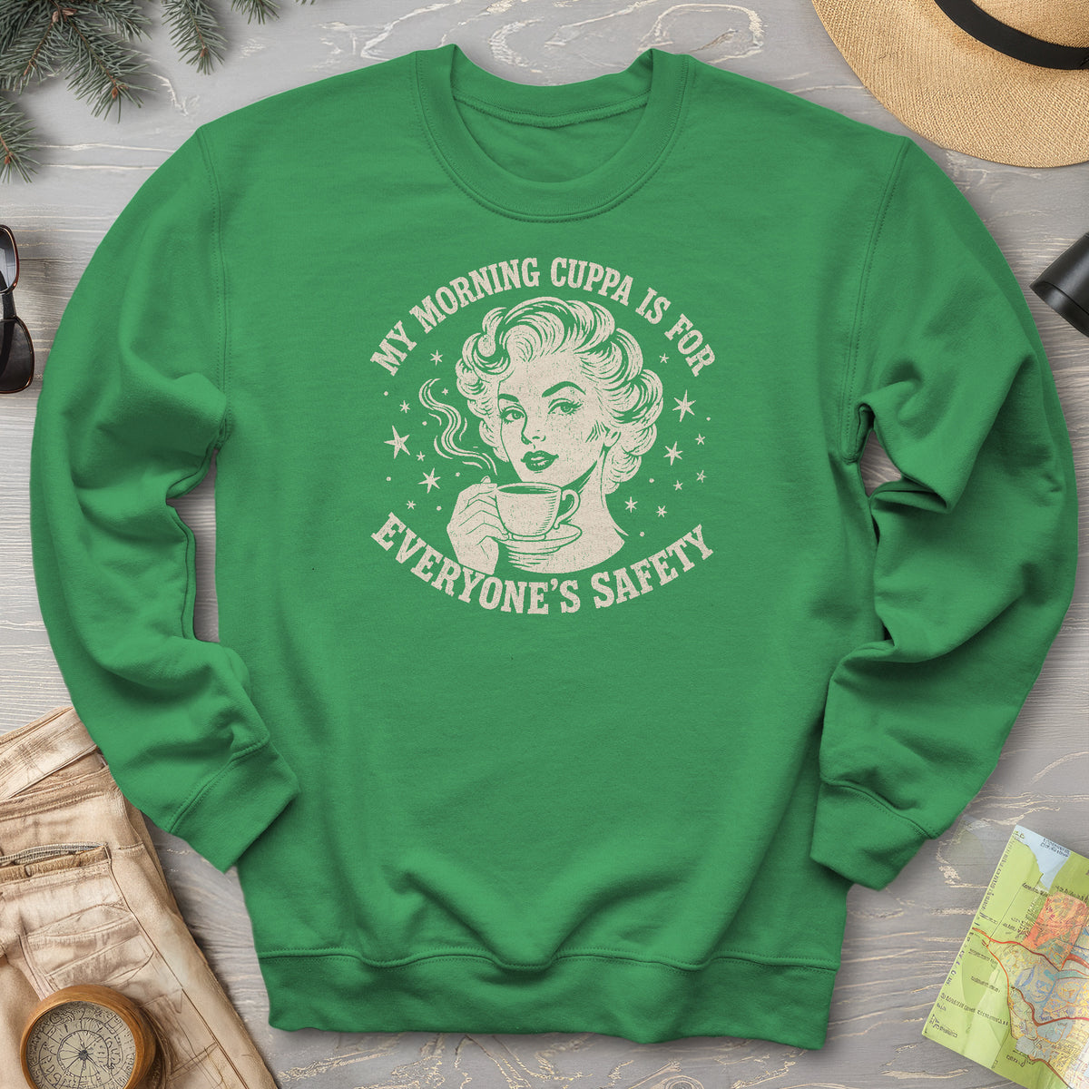 Morning Cuppa Safety Sweatshirt
