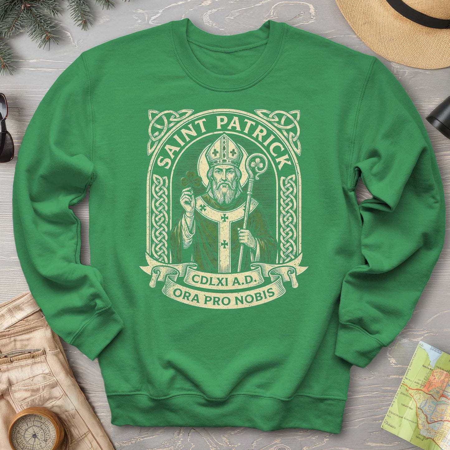 Saint Patrick Ora Pro Nobis Sweatshirt