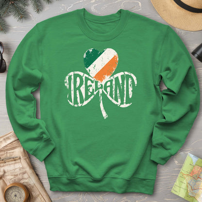 Ireland Shamrock Flag Sweatshirt