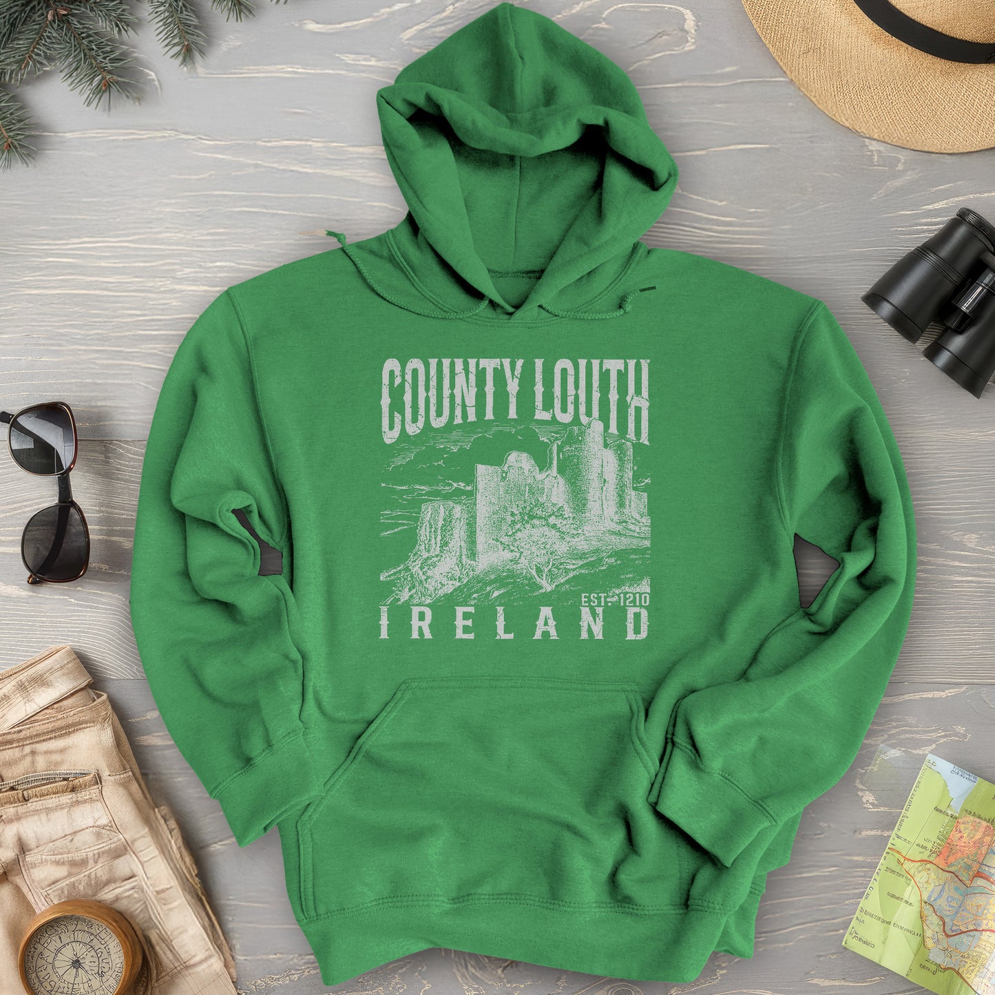 County Louth Ireland Hoodie
