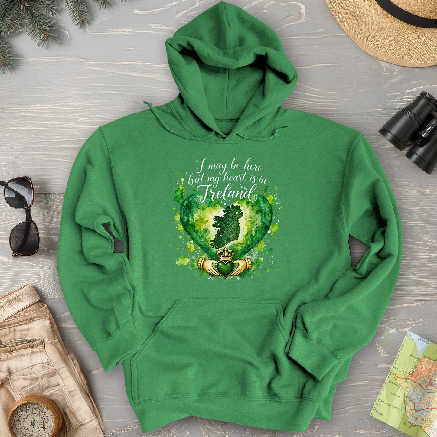 Ireland Heart Hoodie