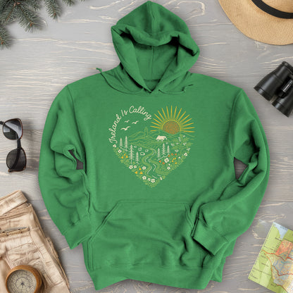 Ireland is Calling Heart Hoodie