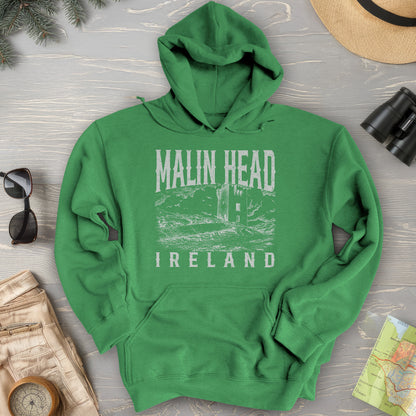 Malin Head Ireland Sketch Hoodie