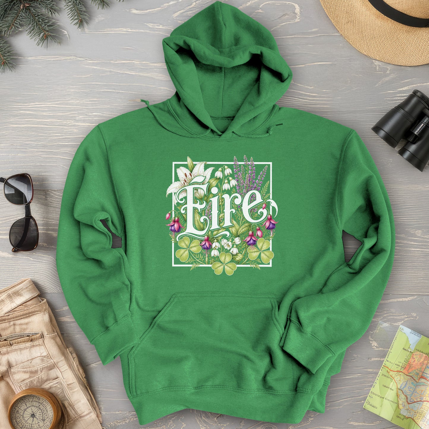 Eire Floral Hoodie