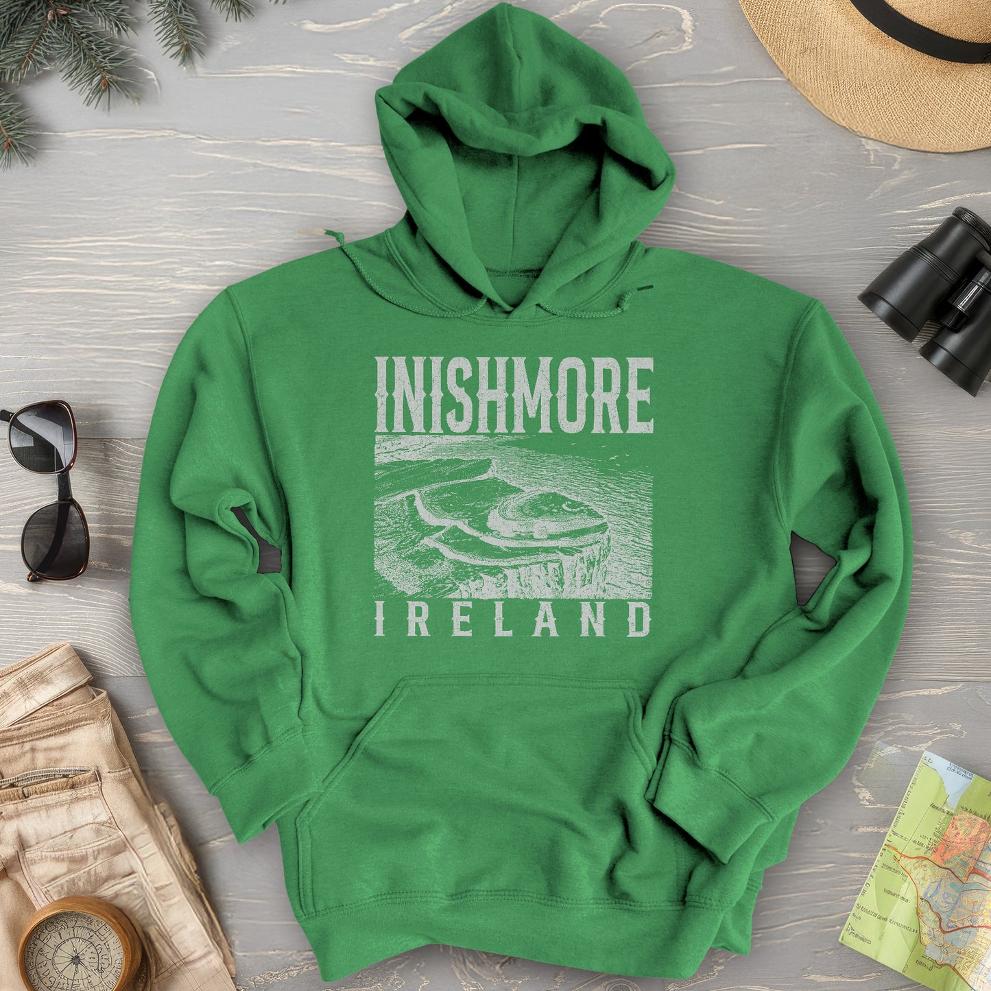 Inishmore Ireland Sketch Hoodie