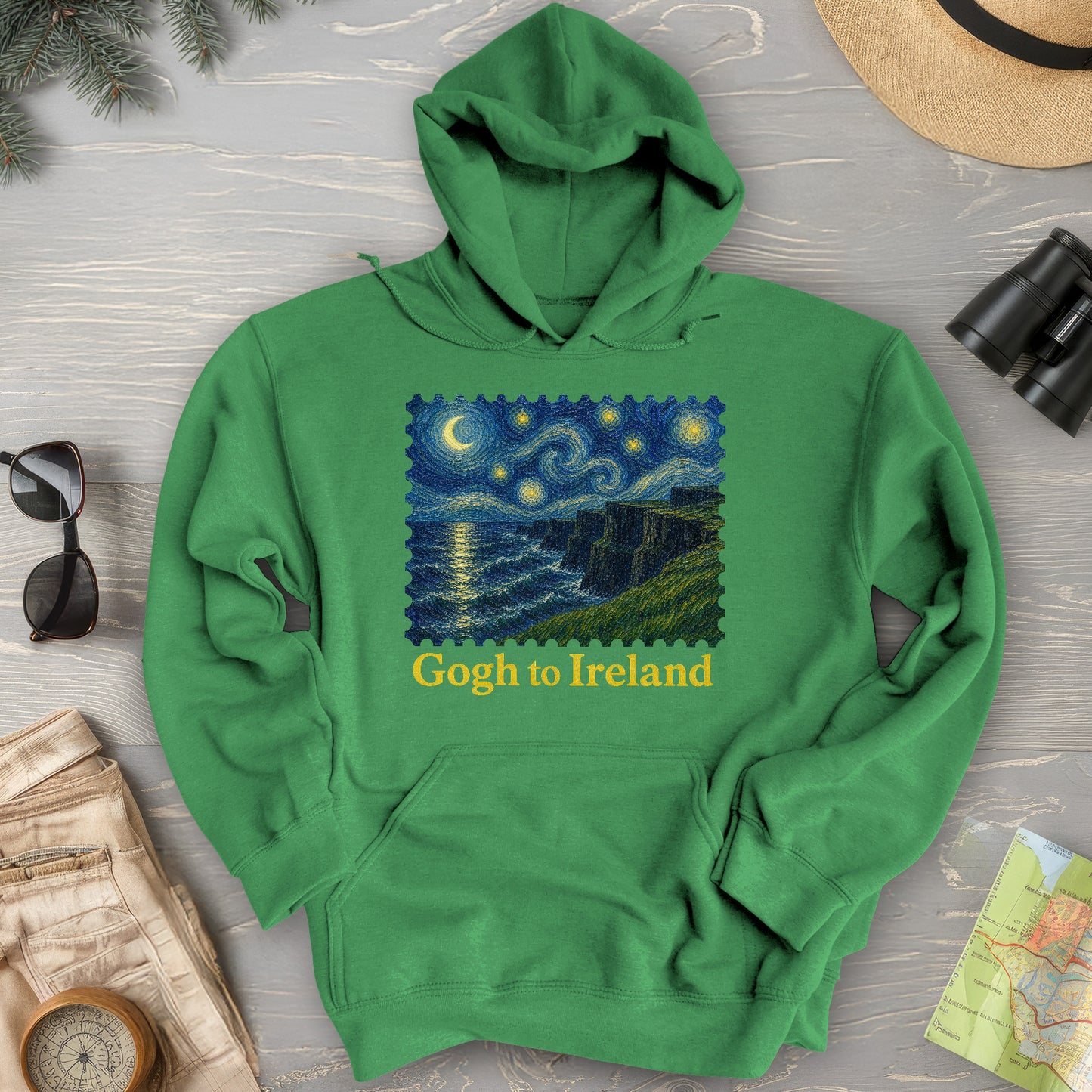 Gogh To Ireland Hoodie