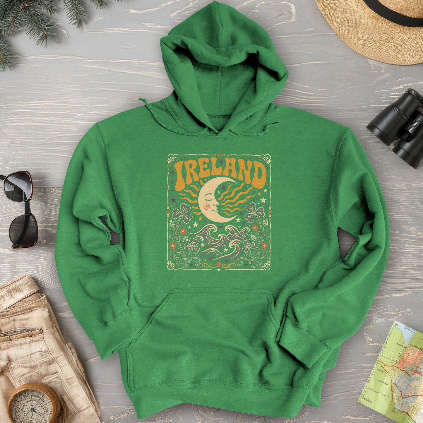 Ireland Bohemian Waves Hoodie