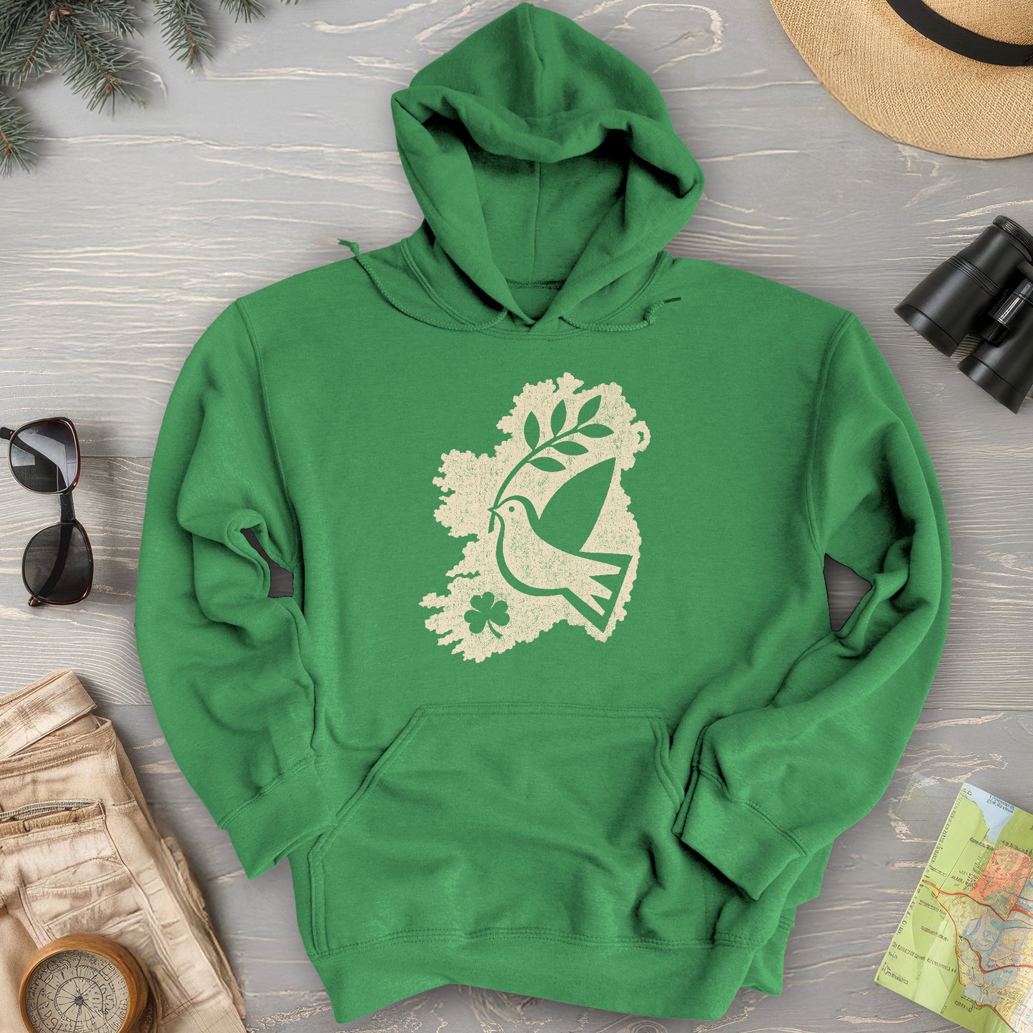 Éire Olive Branch Hoodie