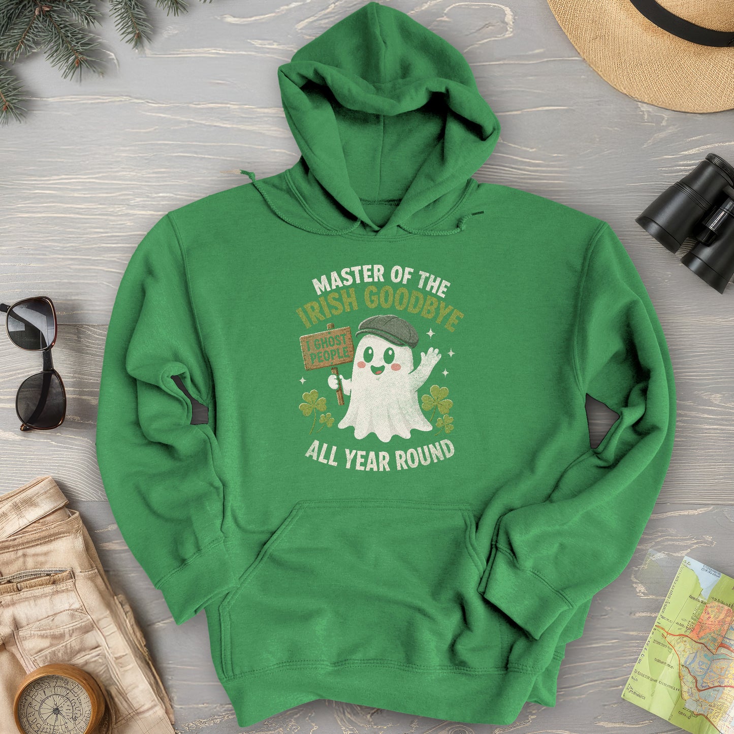 Irish Goodbye Ghost Hoodie