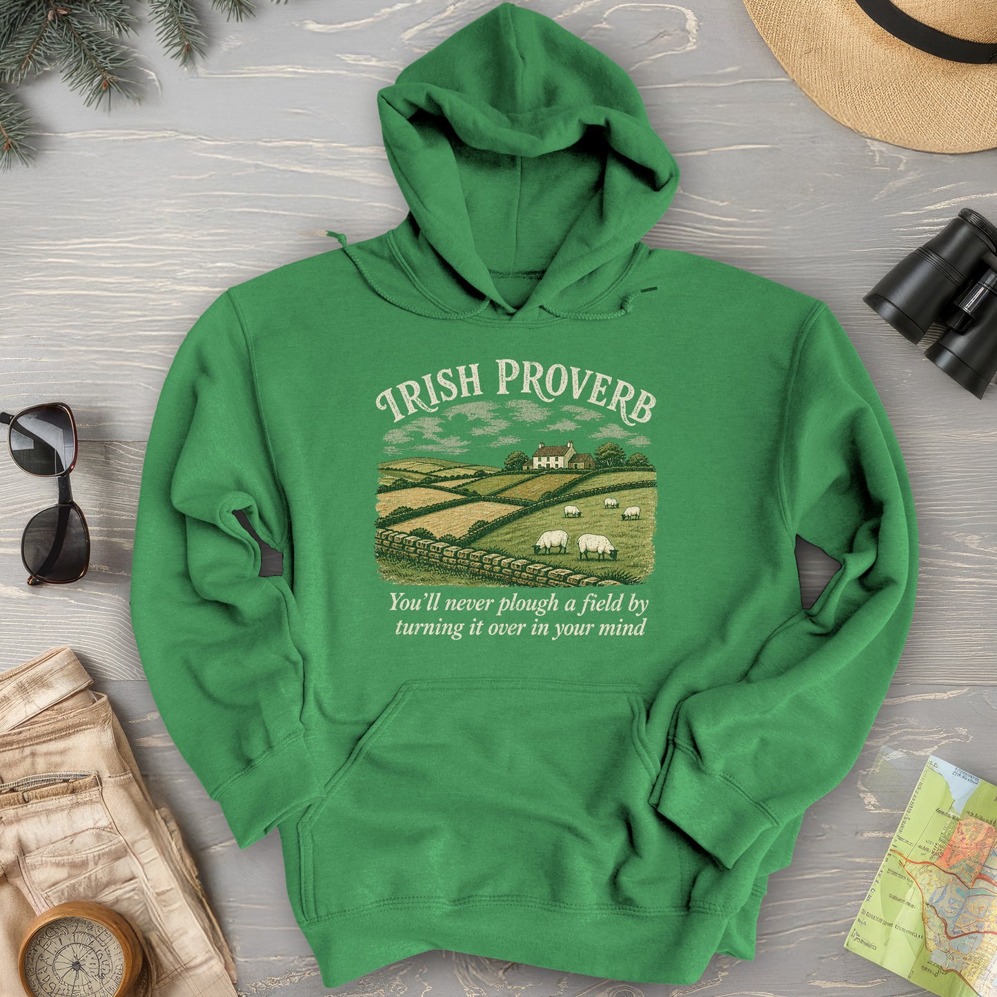Plough Proverb Hoodie