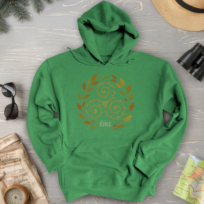 Éire Autumn Spiral Hoodie